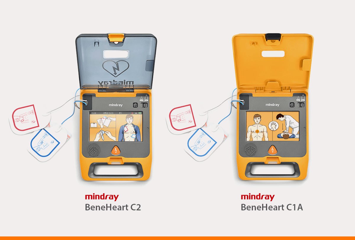 Mindray BeneHeart C1A C2 Comparison