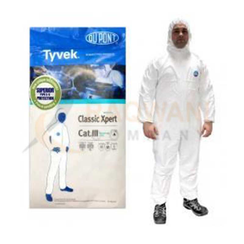 Tyvek coverall